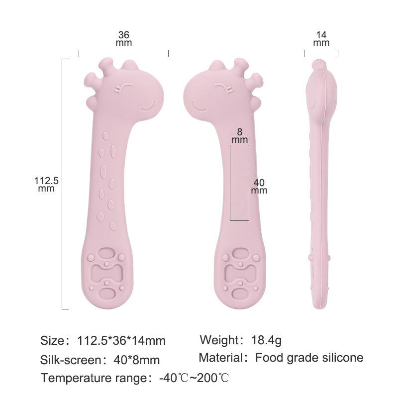 Custom Silicone Learning Spoon