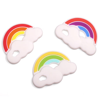 Rainbow Silicone Teether OEM ODM