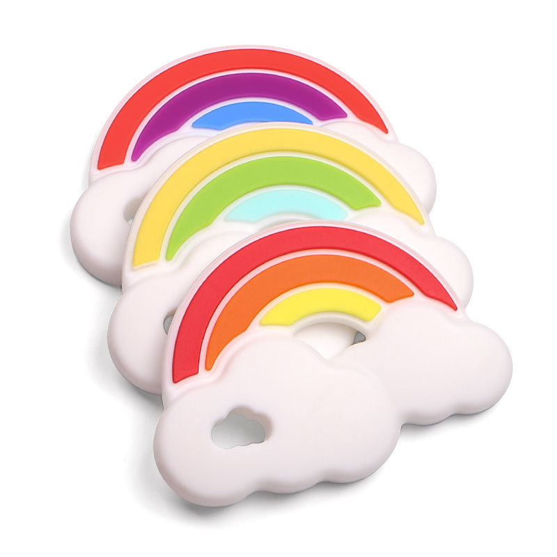 Silicone Rainbow Teether