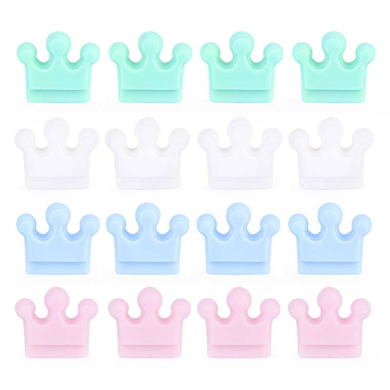 Crown Silicone Beads