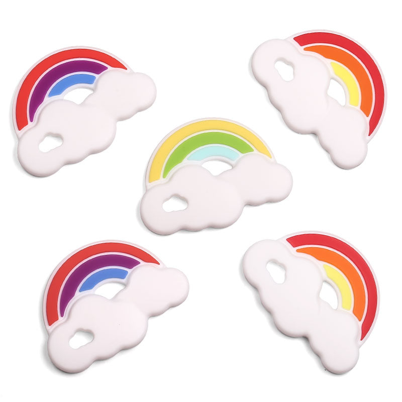 Silicone Rainbow Teether