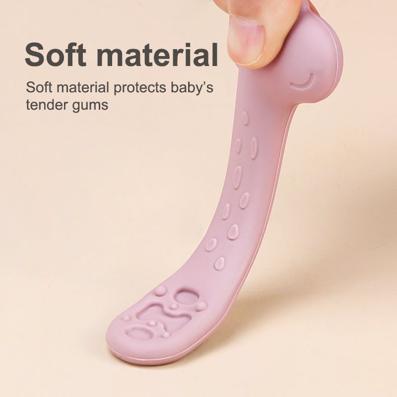 Custom Silicone Self Feeding Utensils