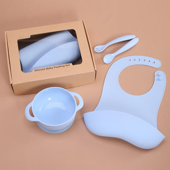 Silicone Bib and Bowl Set