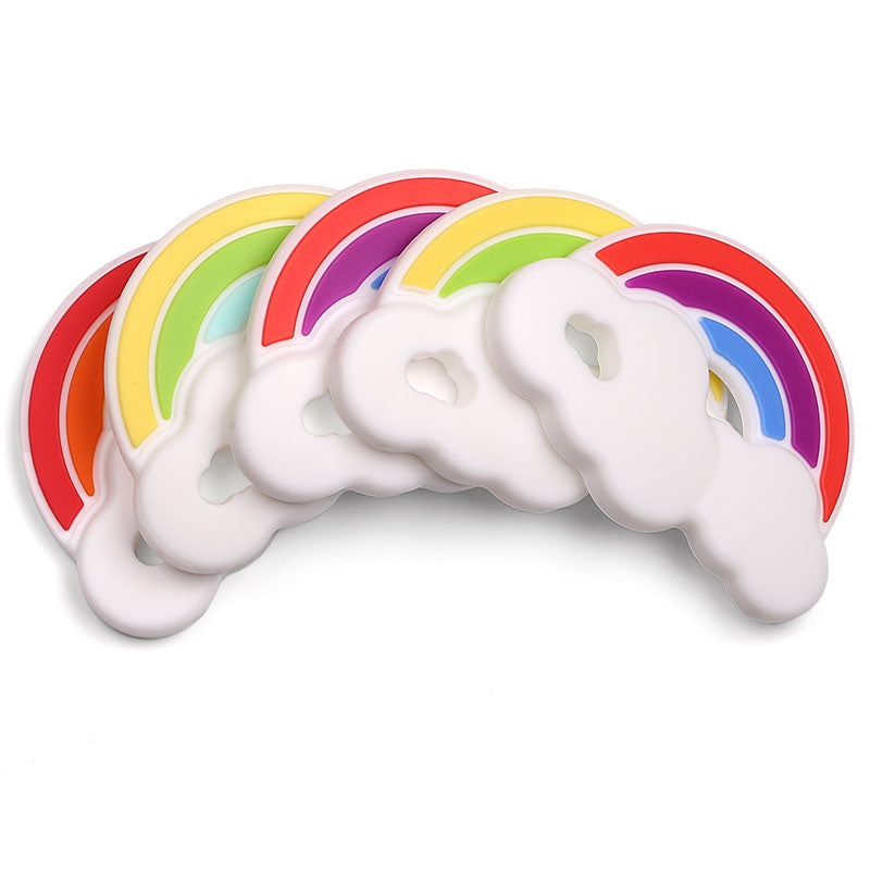 Silicone Rainbow Teether