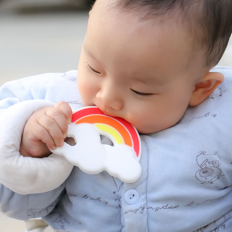 Silicone Rainbow Teether