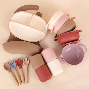 Kids Silicone Divided Plates