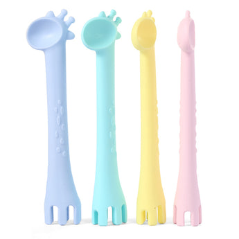 Wholesale Silicone Giraffe Spoon