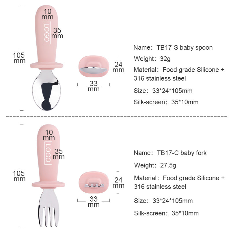 Baby Silicone Feeding Set Custom Logo