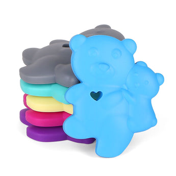 Custom Bear Silicone Teether