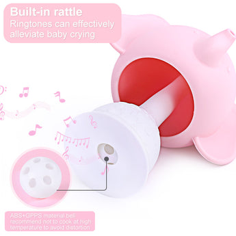 Baby Rattle Silicone Teether