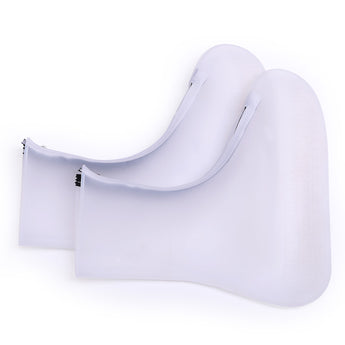 Zipper silicone shoe cover