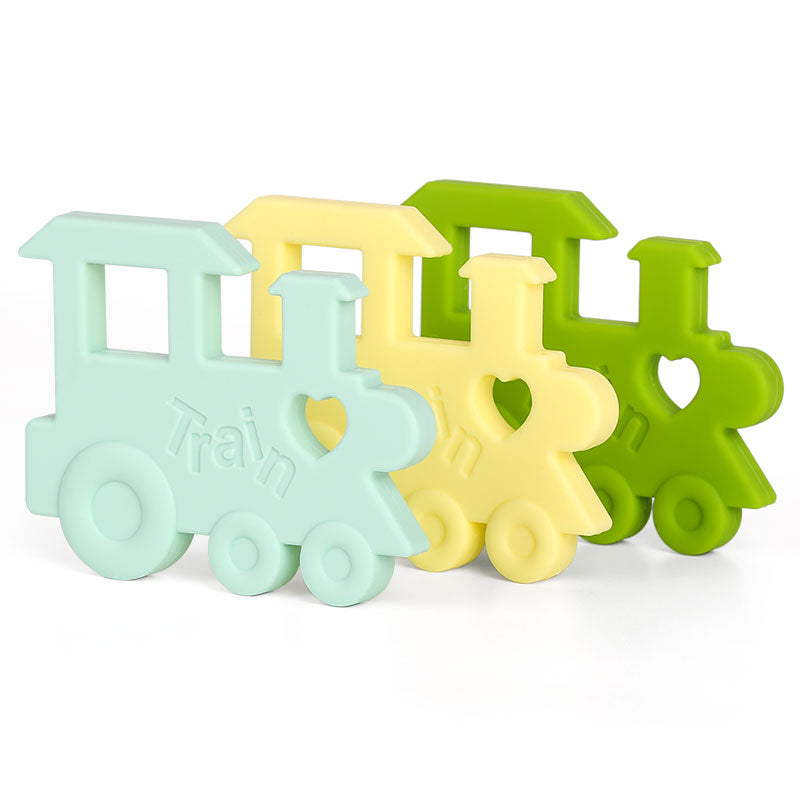 Baby Silicone Teether Train