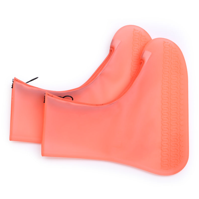 Zipper silicone shoe cover