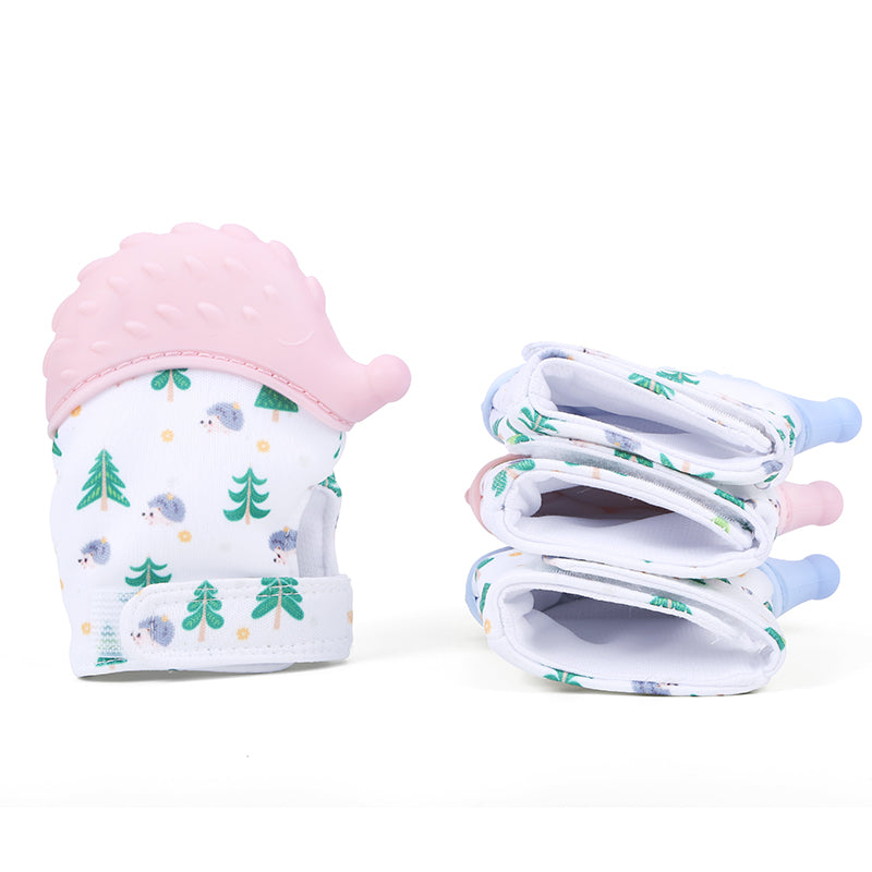 Custom Silicone Teething Hand Mitten Wholesale Teething Mitten ...