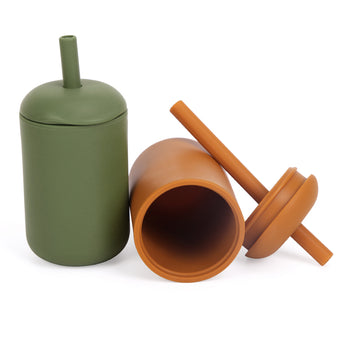 Custom Baby Silicone Straw Cup