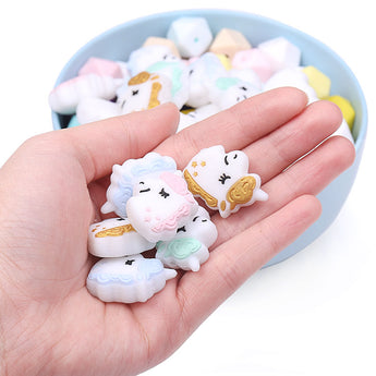 Unicorn Silicone Beads