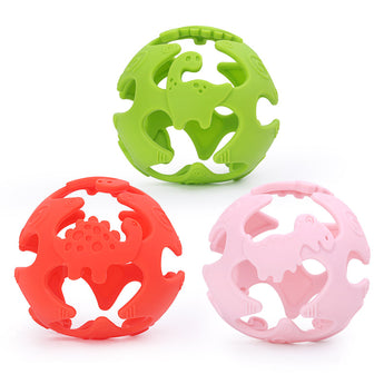 Dinosaur Silicone Teething Ball