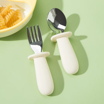 Baby Stainless Steel Silicone Utenslis