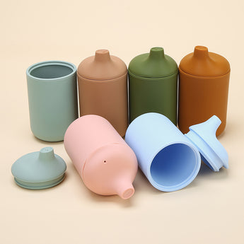 Wholesale Baby Silicone Sippy Cup