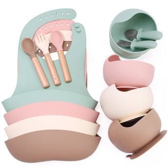 Baby Silicone Suction Bowl High Chair Bowl