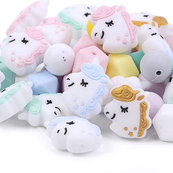 Unicorn Silicone Beads