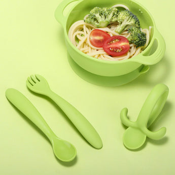 Silicone Bib and Bowl Set