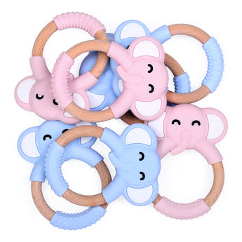 Elephant Wooden Teether