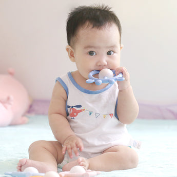 Rattle Silicone Teether Giraffe