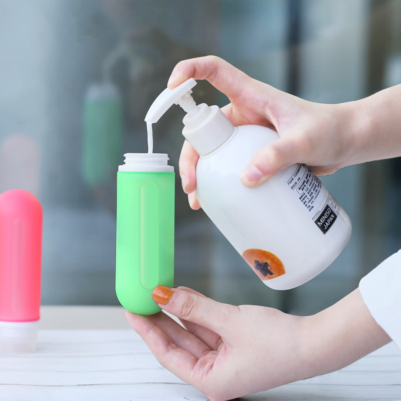 Capsule travel bottle