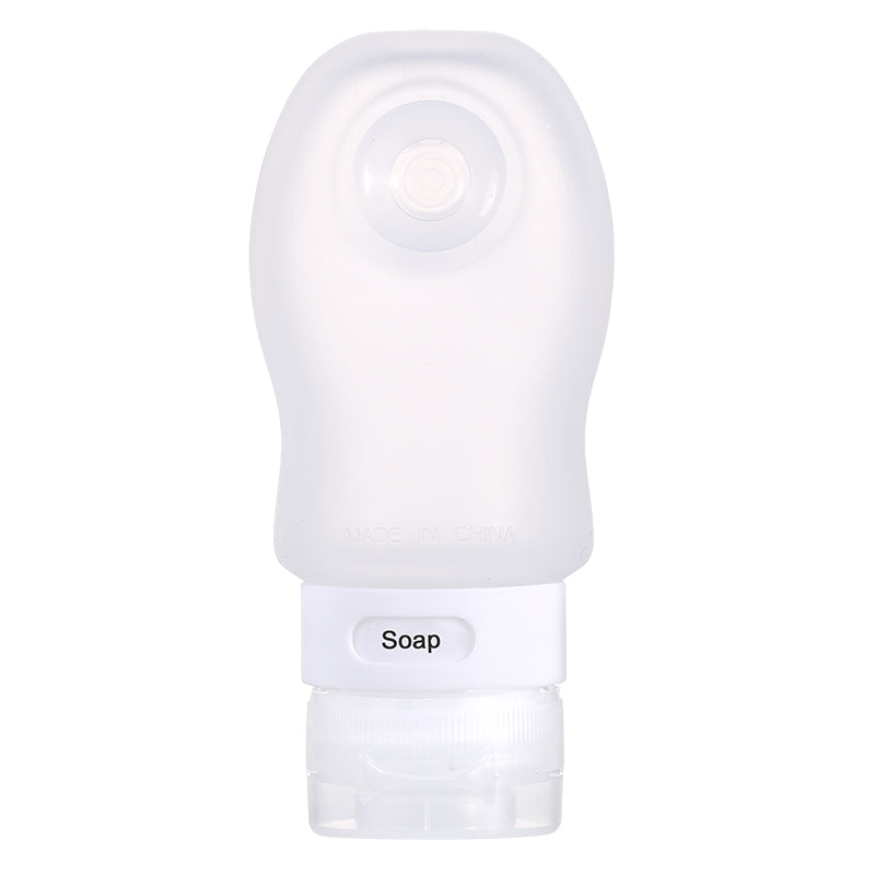 Silicone Travel Bottle with Strong Suction