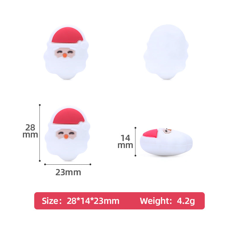 Silicone Beads Christmas