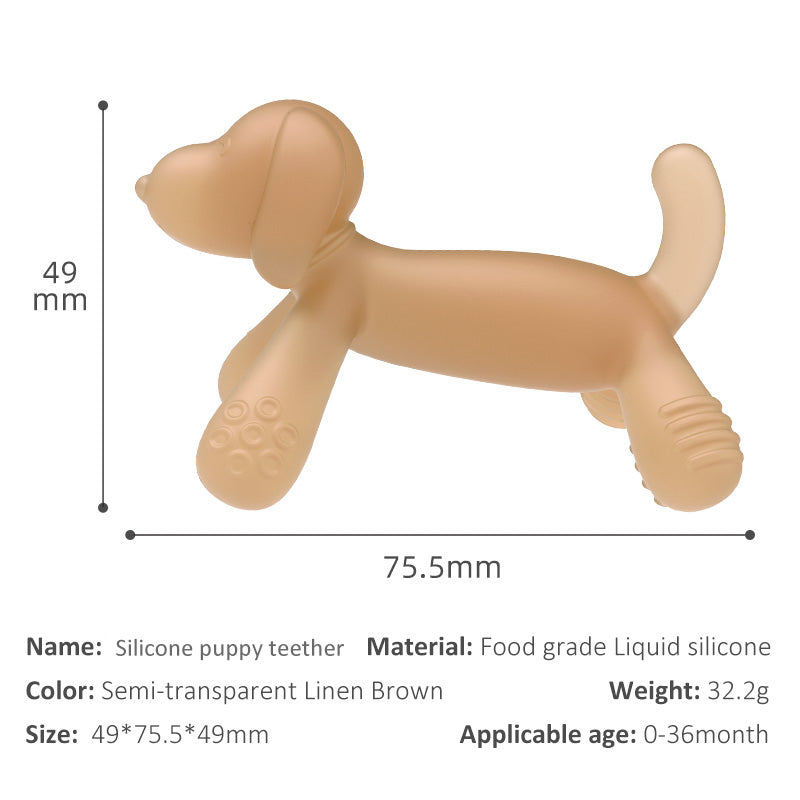 Custom Silicone Teether Puppy