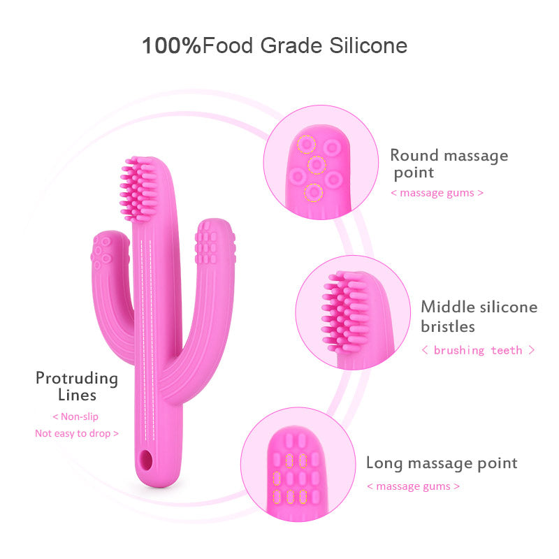 Custom Silicone Teether Toothbrush