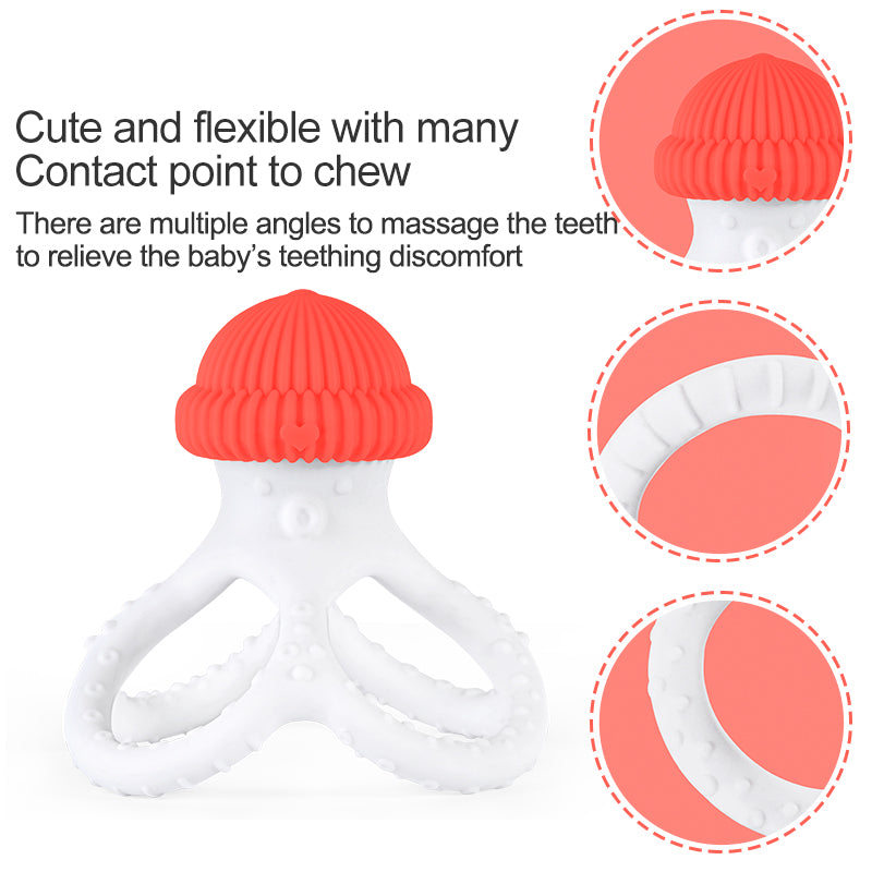 Custom Octopus Silicone Teether