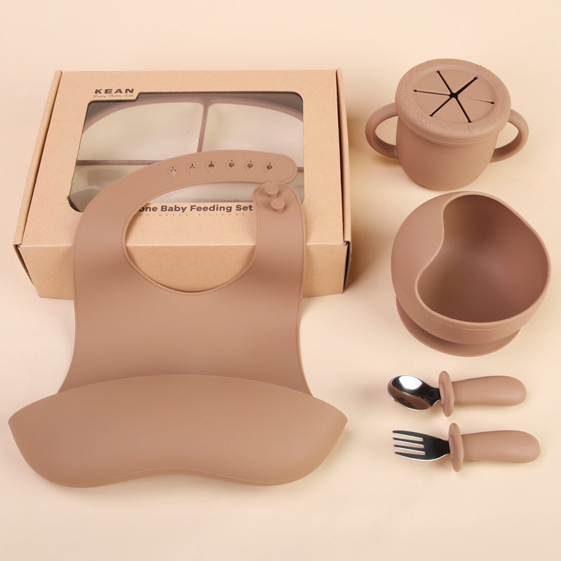 Baby Silicone Feeding Set Custom Logo