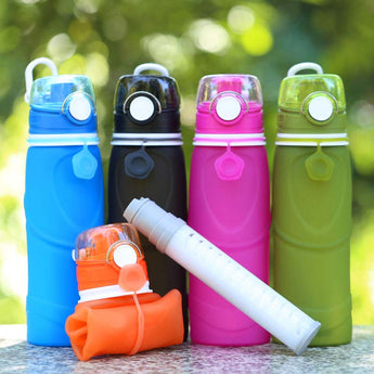 Foldable Water Bottle With Filter