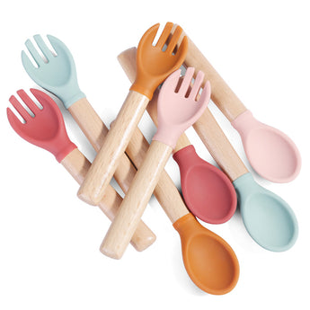 Baby Silicone Learning Spoon Wholesaler