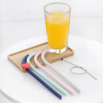 Cute Reusable Silicone Straws