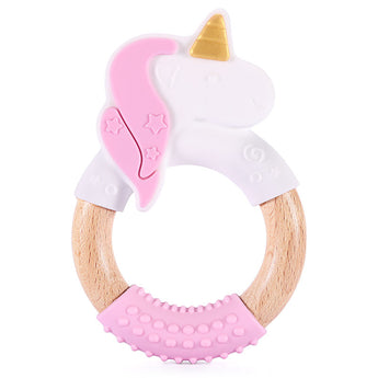 Wholesale Silicone Wood Molar Teether