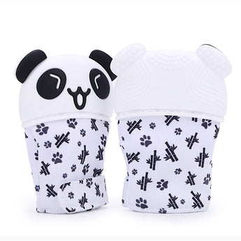 Silicone Teething Mitten Panda OEM ODM