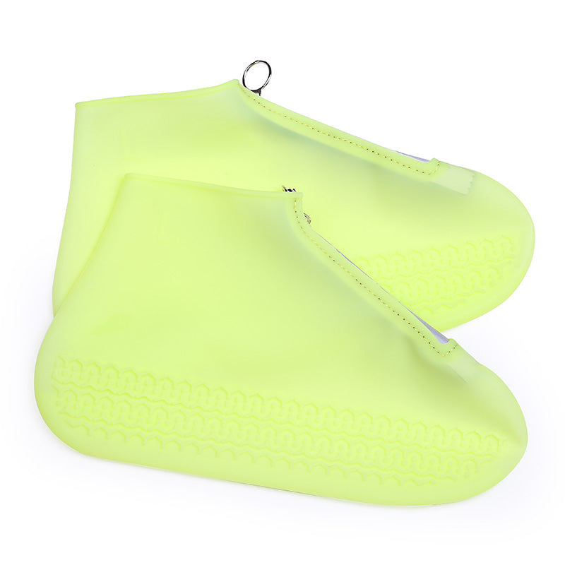 Zipper silicone shoe cover