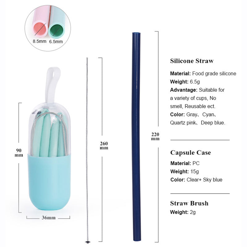 Silicone Foldable Straw