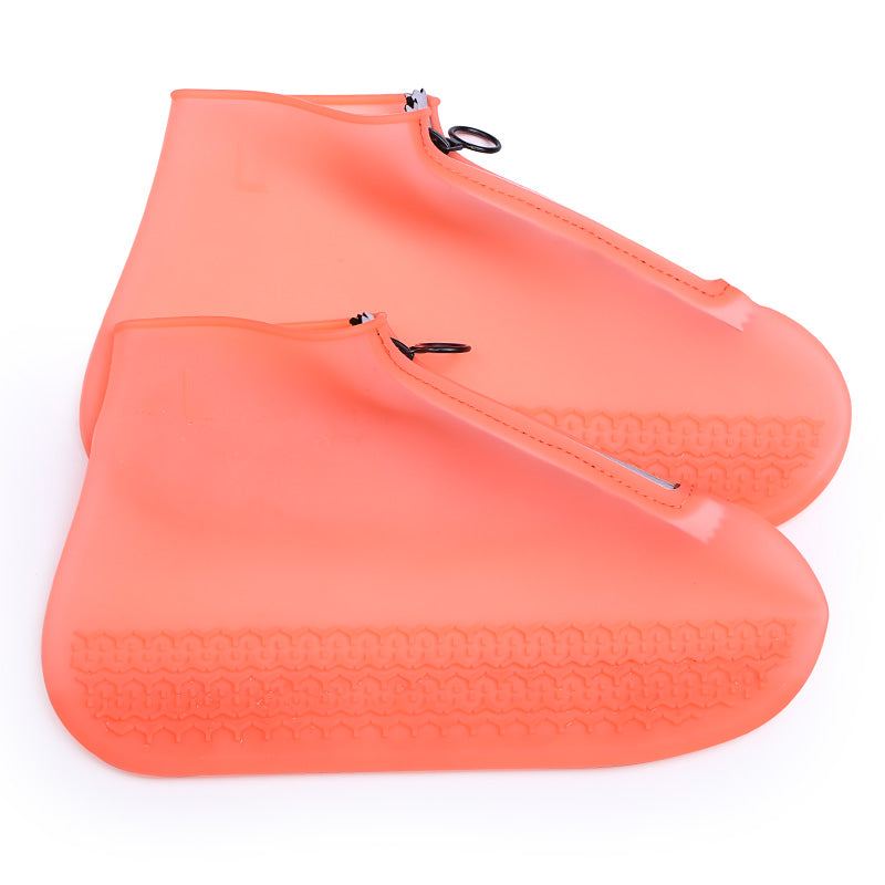 Zipper silicone shoe cover