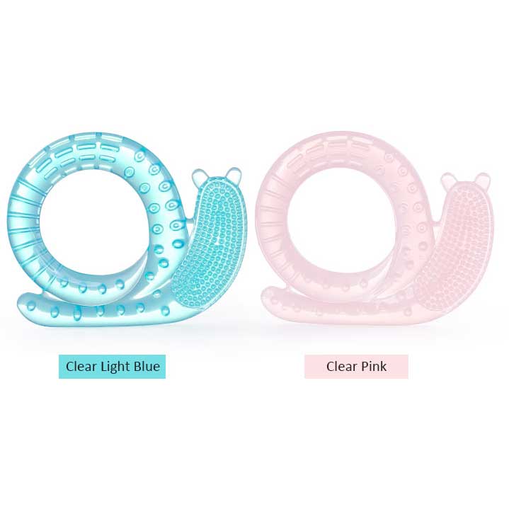 Snail Double-Sided Bristles Teether