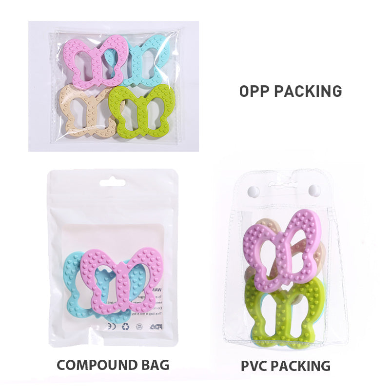 Wholesale Butterfly Silicone Teether