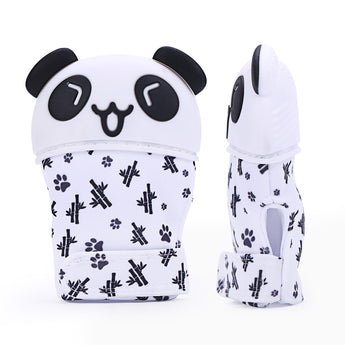 Silicone Teething Mitten Panda OEM ODM
