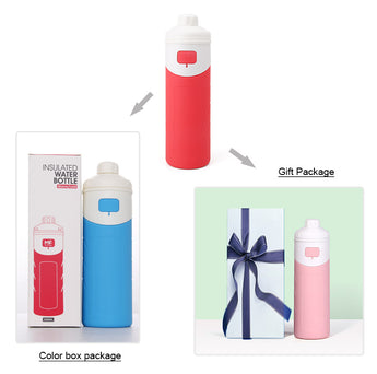 insulated collapsible water bottle