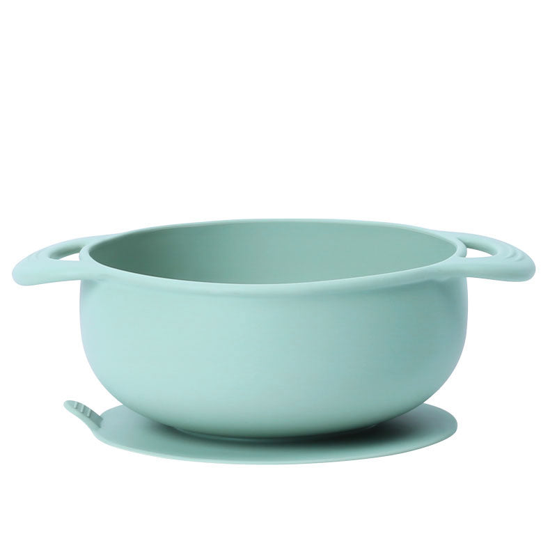 Silicone Bowl With Handle Suction Bowl