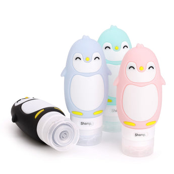Penguin Silicone Travel Bottle