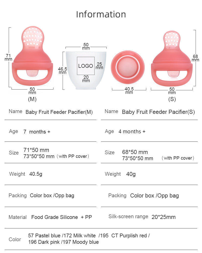 Fruit Silicone Pacifier